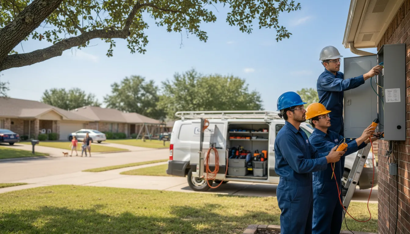 Certified electrician providing emergency electrical services in Ursa, IL